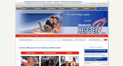 Desktop Screenshot of hedden.eu